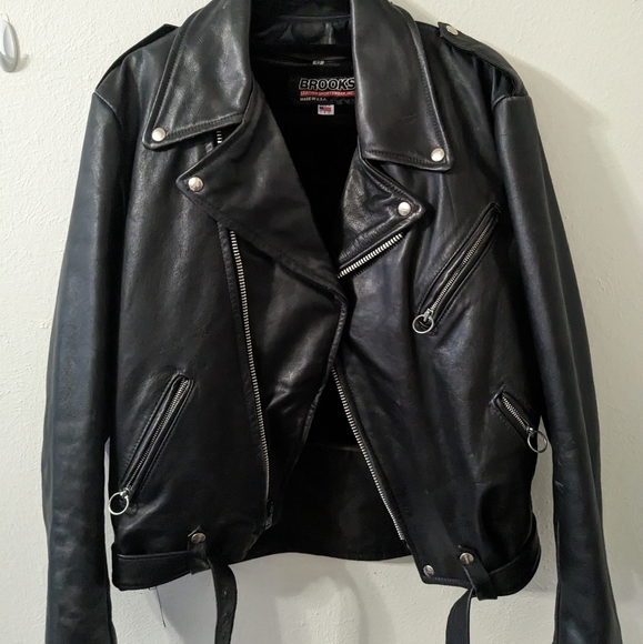 Brooks Leather Jacket - Picture 1 of 7